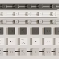Modern socket 3d model