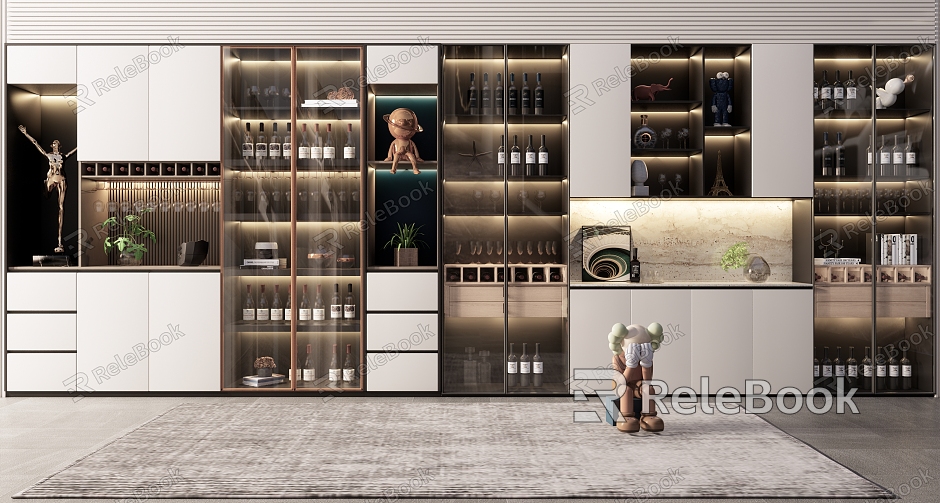 Modern Wine Cabinet model