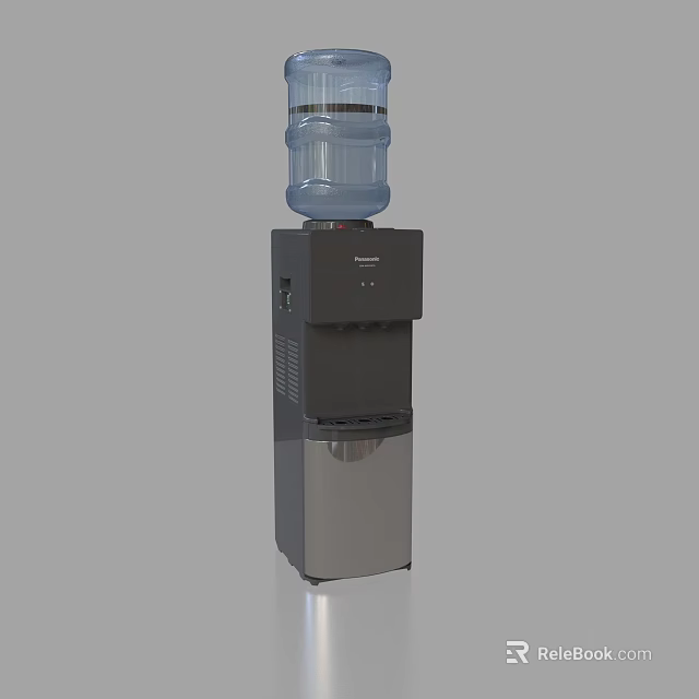 Modern Home Water Dispenser With Large Water Bottle And Sleek Design 3d model 