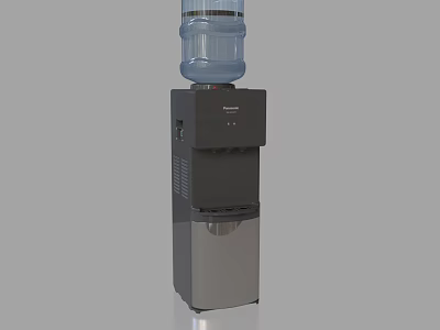 Modern Home Water Dispenser With Large Water Bottle And Sleek Design 3d model