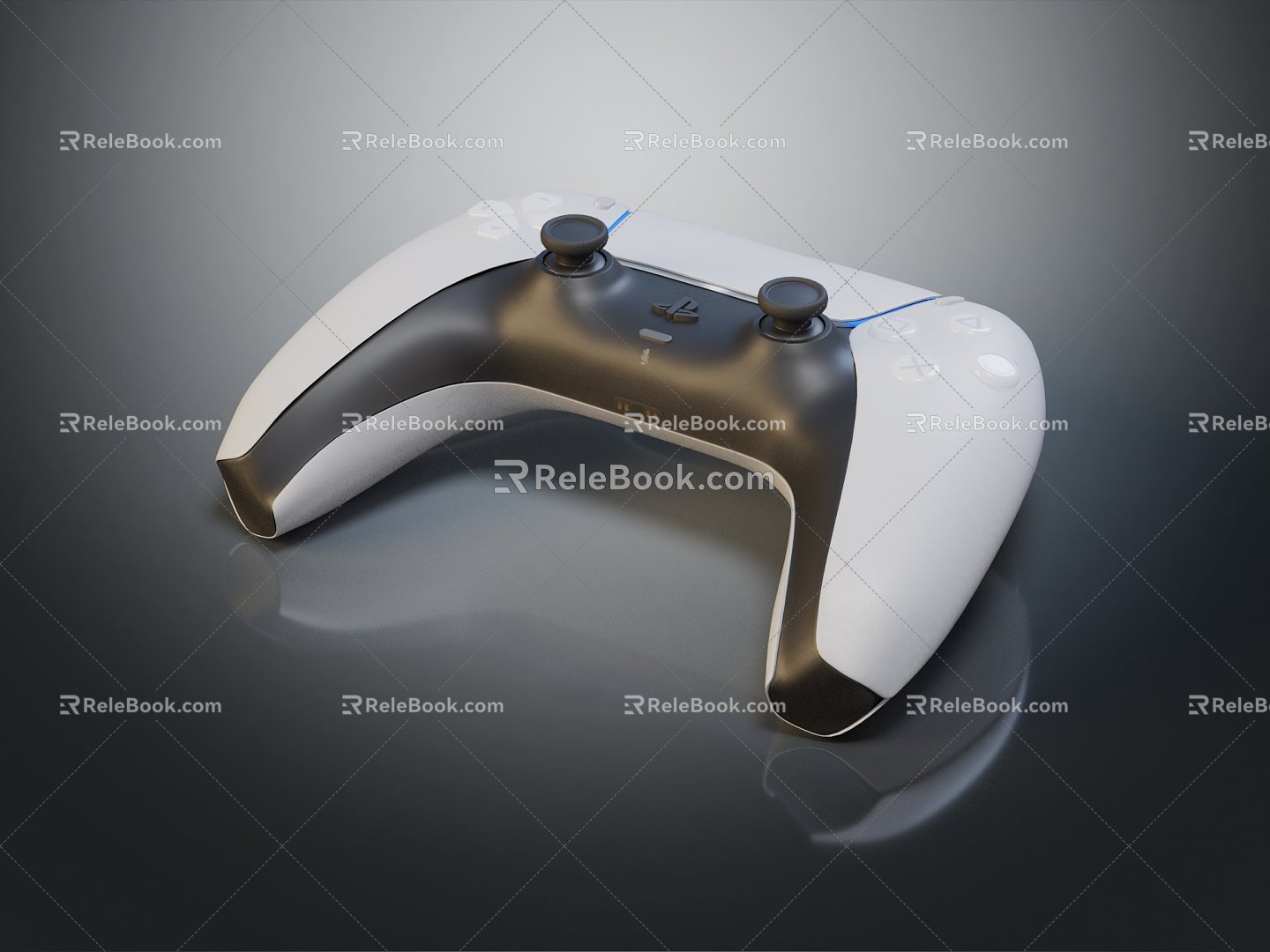 Modern gamepad game console operating bar operating bar 3d model