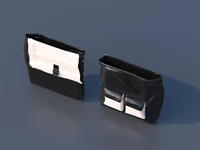 Black And White Multi Pocket Hardware Tool Bags For Professional Use 3d model