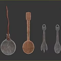 Unique Handcrafted Kitchen Utensils With Various Wooden And Metal Designs