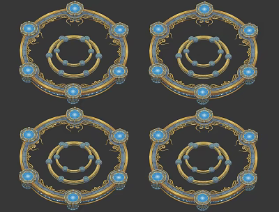 Modern Altar Disc 3d model