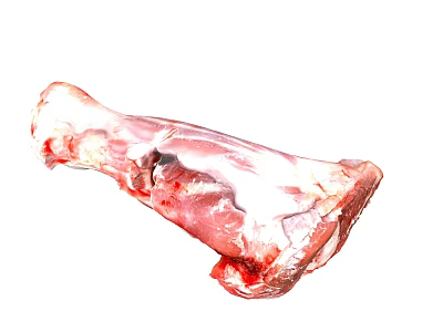 Fresh Raw Bone In Meat Cut Ideal For Home Cooking Needs 3d model
