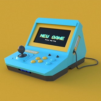 Game machine 3d model