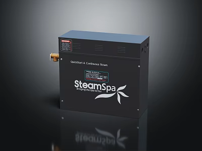 SteamSpa QuickStart 6kW Steam Generator For Home Spa And Bathroom Use 3d model