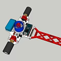 UTCV line inspection robot 3d model