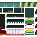 Various Styles And Colors Of Awnings For Outdoor Home And Commercial Design