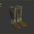 Metallic Protective Boots With Leather Sole For Daily Use And Style