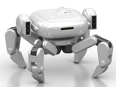 High Performance Industrial Robotic Equipment Featuring Multi Legged Mechanical Structure And Mechanical Arms 3d model