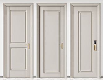 Modern swing door 3d model