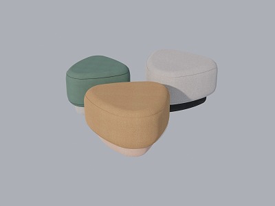 Modern sofa stool 3d model