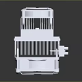 White Compact Household Ventilation Fan With Efficient Cooling System And Practical Design