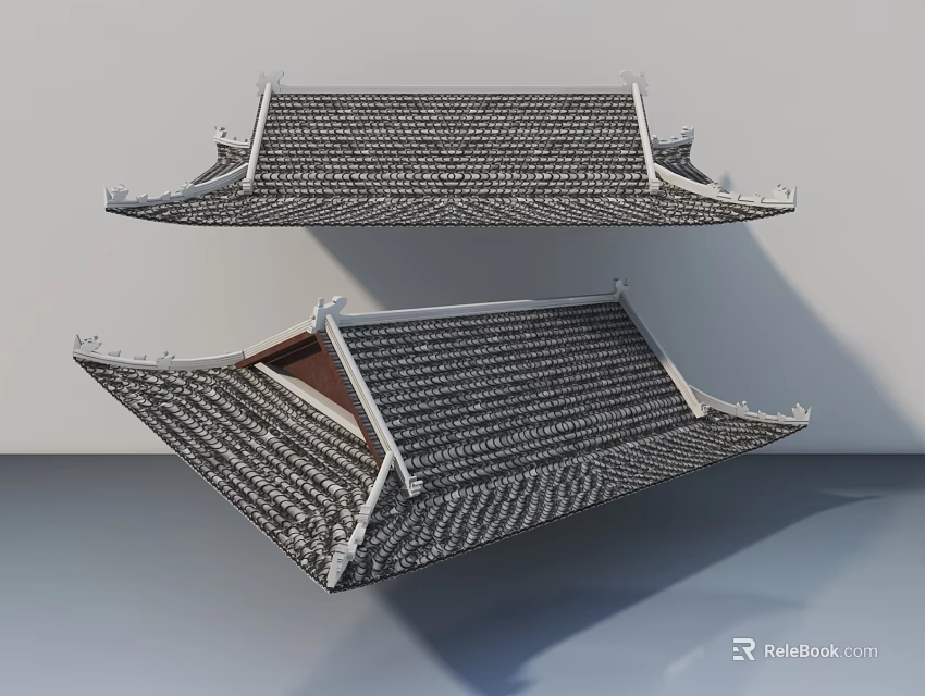 Chinese Style Sofa And Coffee Table Set With Wooden Design For Living Room Furniture 3d model 