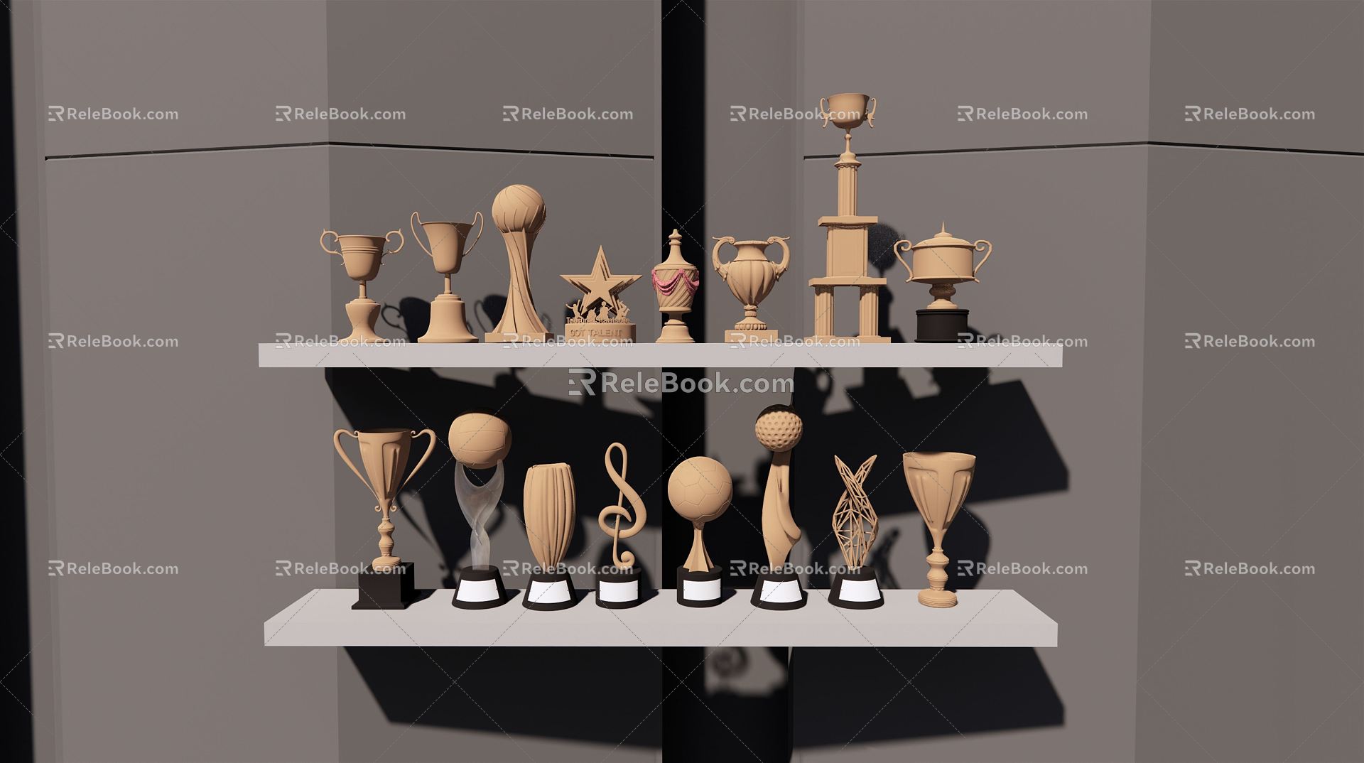 Modern Trophy 3d model