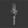 Modern fighter sci-fighter sci-fighter space fighter 3d model