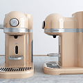 Modern coffee machine 3d model