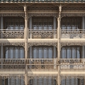 Ancient Building Construction Ancient Building Doors and Windows Chinese-style Building Chinese-style Balcony 3d model