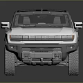 Modern Silver Pickup Truck With Panoramic Roof Rugged Tires And Spacious Truck Bed