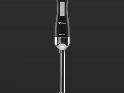 Modern XUAN MIX-900 Electric Handheld Immersion Blender with Stainless Steel Shaft as Practical Kitchen Appliance 3d model