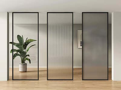 glass partition bathroom partition changhong glass partition wall oil sand glass partition living room partition screen partition restaurant partition 3d model