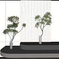 Elegant Glass Vases With Green Leafy Branches In Modern Interior Decor