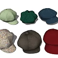 Trendy Different Colored Casual Hats Collection Featuring Various Styles And Tones