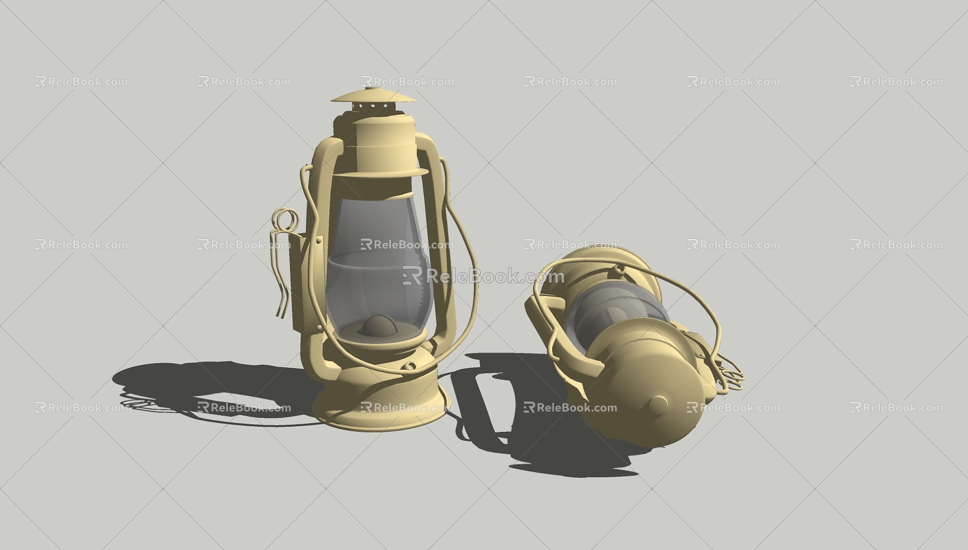 Kerosene lamp 3d model