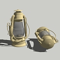 Kerosene lamp 3d model