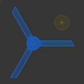 Modern Household Ceiling Fans With Metal Body Black Silver Blades And Integrated Light