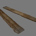 Natural Wooden Planks With Rustic Texture And Smooth Surface For Decor Projects 3d model