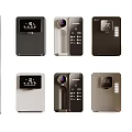Multiple Types Of Modern Daily Household Appliances With Smart Displays And Sleek Designs