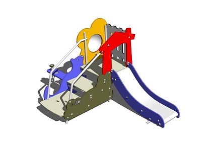 Children's amusement facilities 3d model