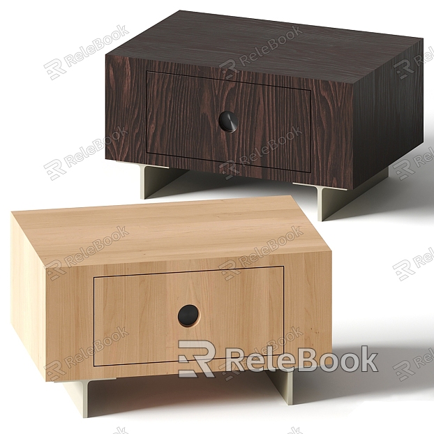 minotti Bedside Table Solid Wood Bedside Table Bedside Table model