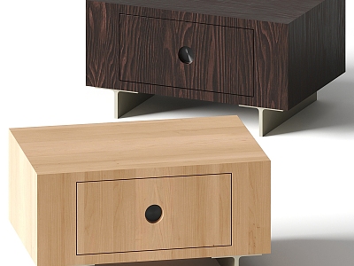 minotti Bedside Table Solid Wood Bedside Table Bedside Table model