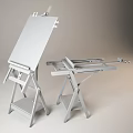easel 3d model