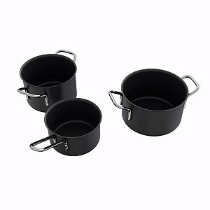 Modern pot cookware 3d model