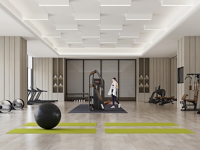 Modern Gym 3d model