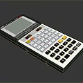 Sharp EL506V Scientific Calculator With Black White Body Display Screen And Orange Yellow Keys