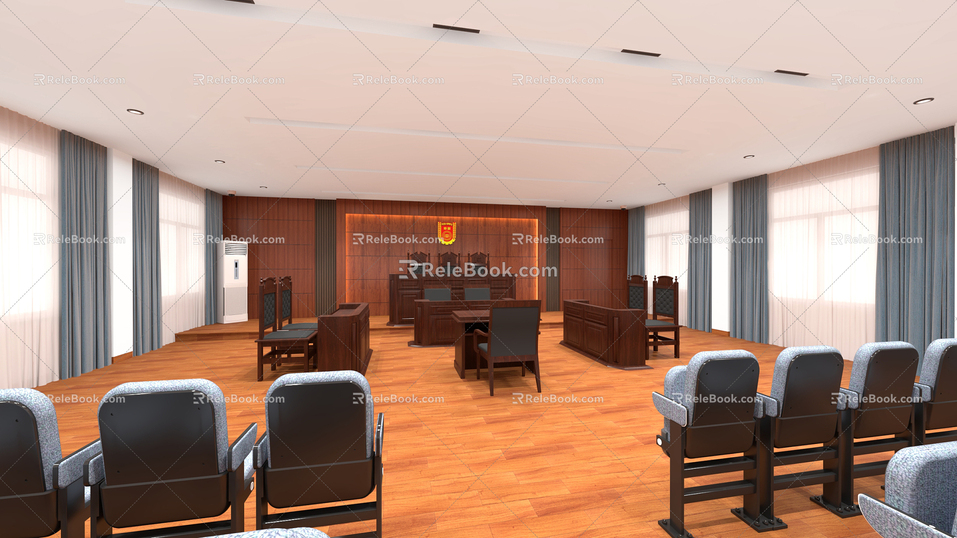 Modern Court Arbitral Tribunal 3d model