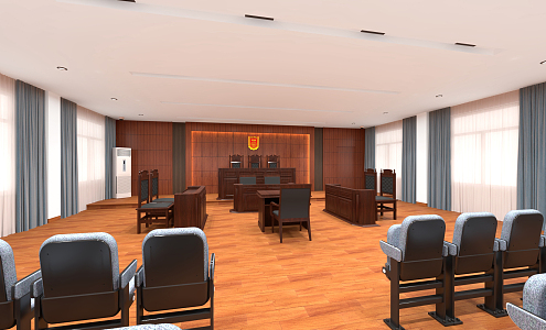 Modern Court Arbitral Tribunal 3d model