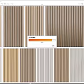 Modern Textured Wall Panels With Various Colors And Patterns For Interior Design 3d model