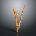 Wooden Sculpture Carving with V Shaped Design and Woven Texture Details