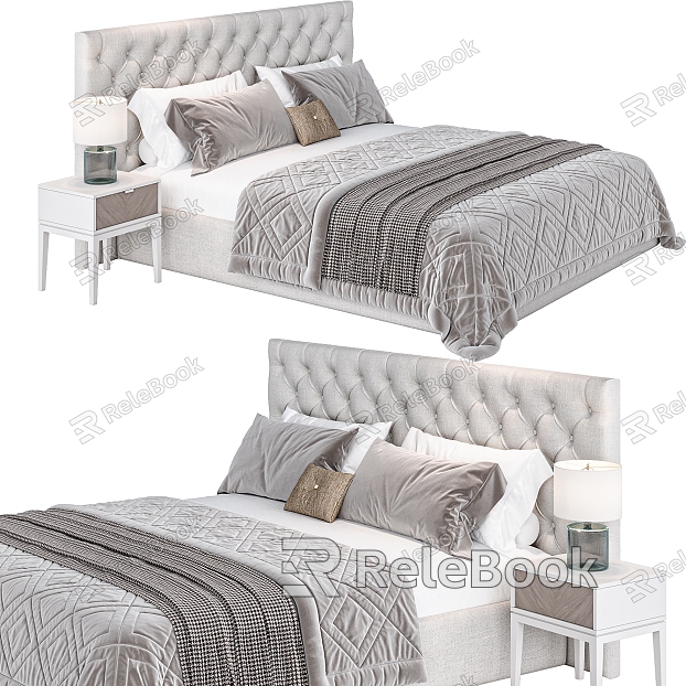 American Double Bed model