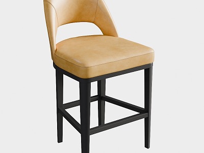 Banqueta Round Bar Chair 3d model