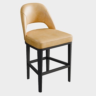 Banqueta Round Bar Chair 3d model