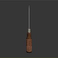 Professional Screwdriver Tool With Ergonomic Wooden Handle And Metal Shaft