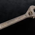 Hardware Tools Industrial Adjustable Wrench with Durable Metal Construction and Adjustable Jaw for Repair