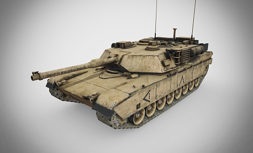 American Armored Force Tank Weapon Land Force 3d model